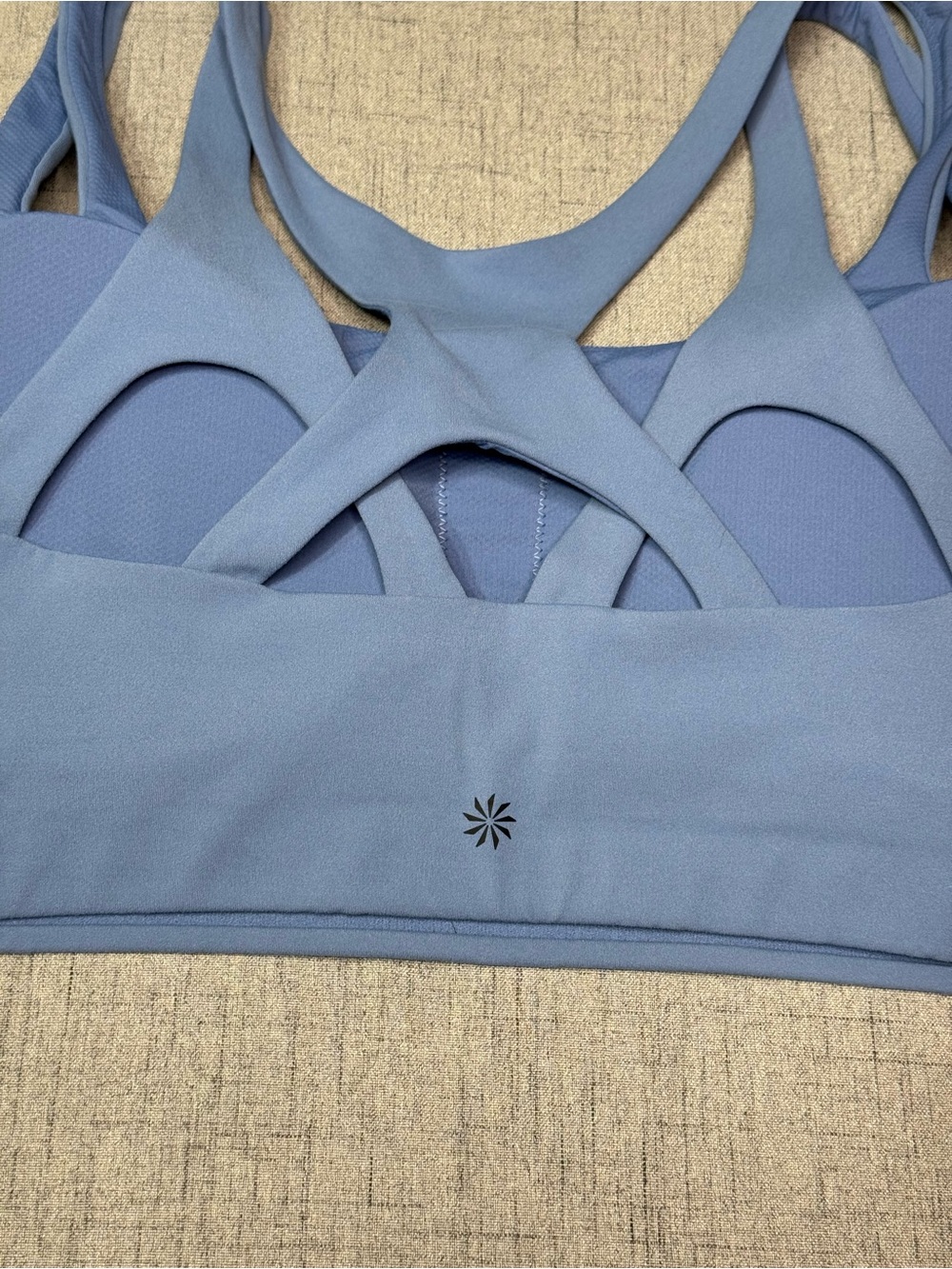 Athleta Asana Sports Bra Cottage Blue 2X D-DD Cup - Picture 7 of 12